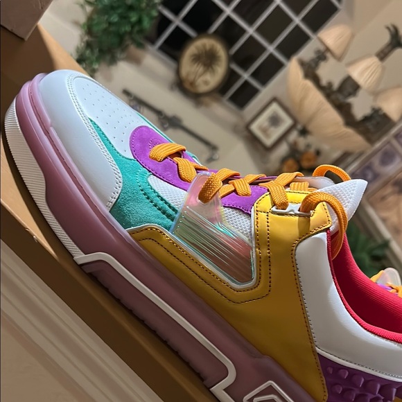 Christian Louboutin Astroloubi Unisex Sneakers Vibrant Design - Picture 7 of 13